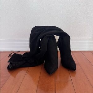 Jessica Simpson Black Over the Knee Boots